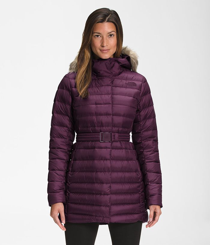 Campera North Face Mujer Moradas Outlet Parka The North Face Argentina Transverse Belted